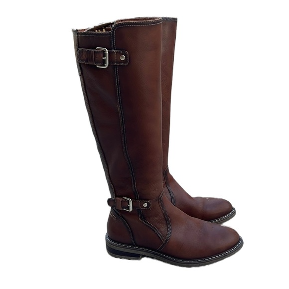 Pikolinos Brown Leather Boots Size 37 (US 6.5) - Picture 1 of 10